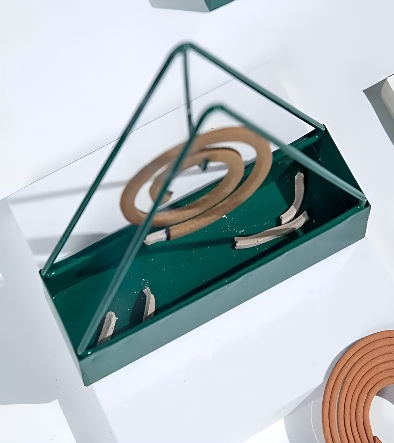 Mosquito Coil Stand Triangle Anti-scald Mosquito Coil Stand Wax Melt Burner Home Decoration Aromatherapy Burner
