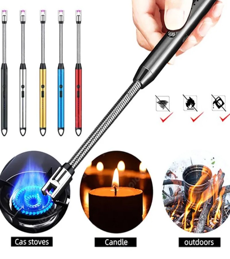 Rechargable Electric Stove Lighter Lighter Electric Lighter, Rechargeable Lighters Arc Lighter with LED Battery Display